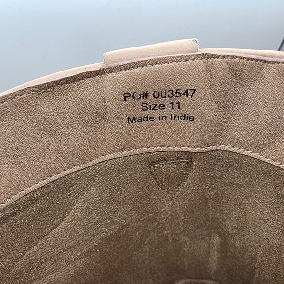 Journee Collection Pryse Wide Calf Womens Size 11 Tan Cowboy Western Boots - Picture 7 of 10